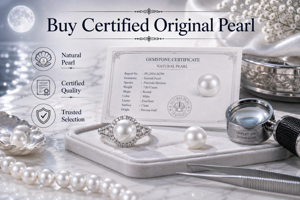 buy certified original pearl