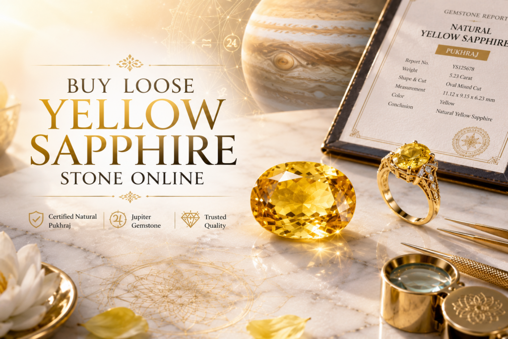 buy loose yellow sapphire stone online