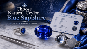choose natural ceylon blue sapphire
