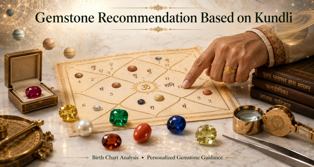 gemstone recommendation based on kundli