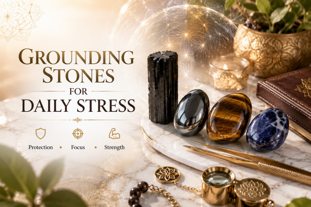 grounding stones for daily stress