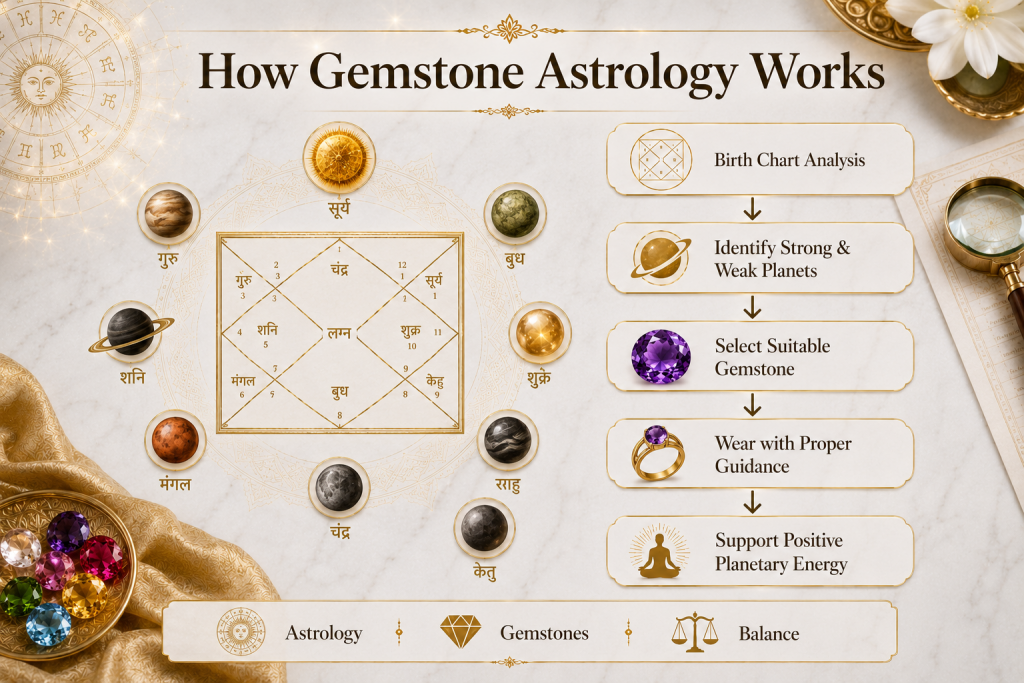 how gemstone astrology works