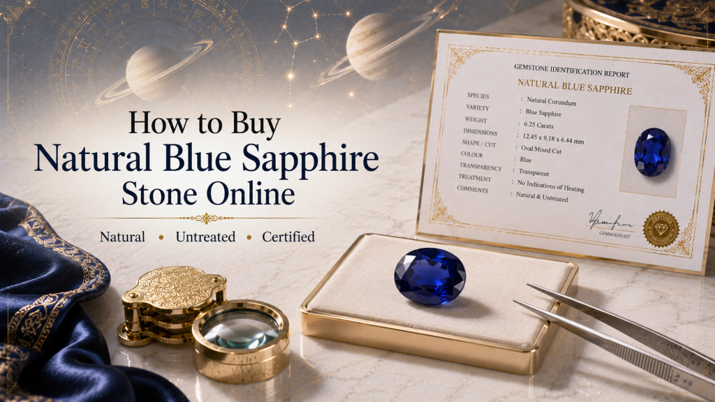how to buy natural blue sapphire stone online