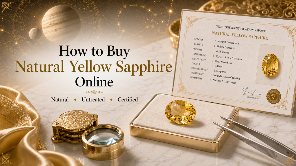 how to buy natural yellow sapphire online