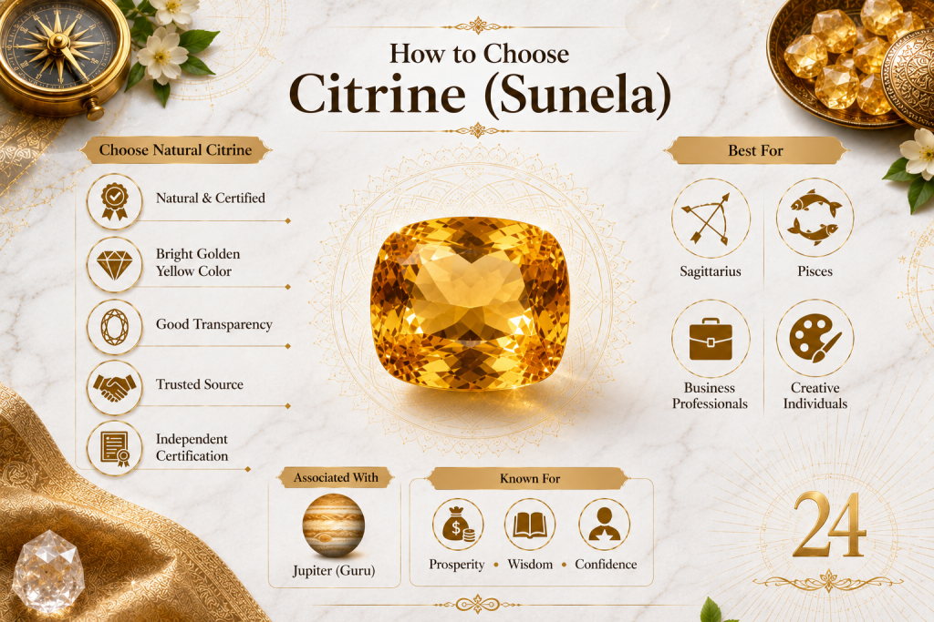 how to choose citrine