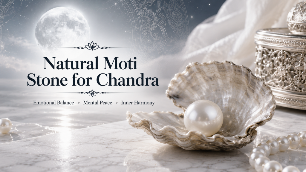 natural moti stone for chandra