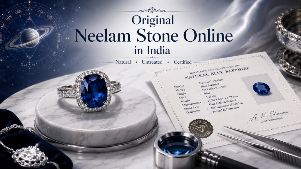 original neelam stone online in india