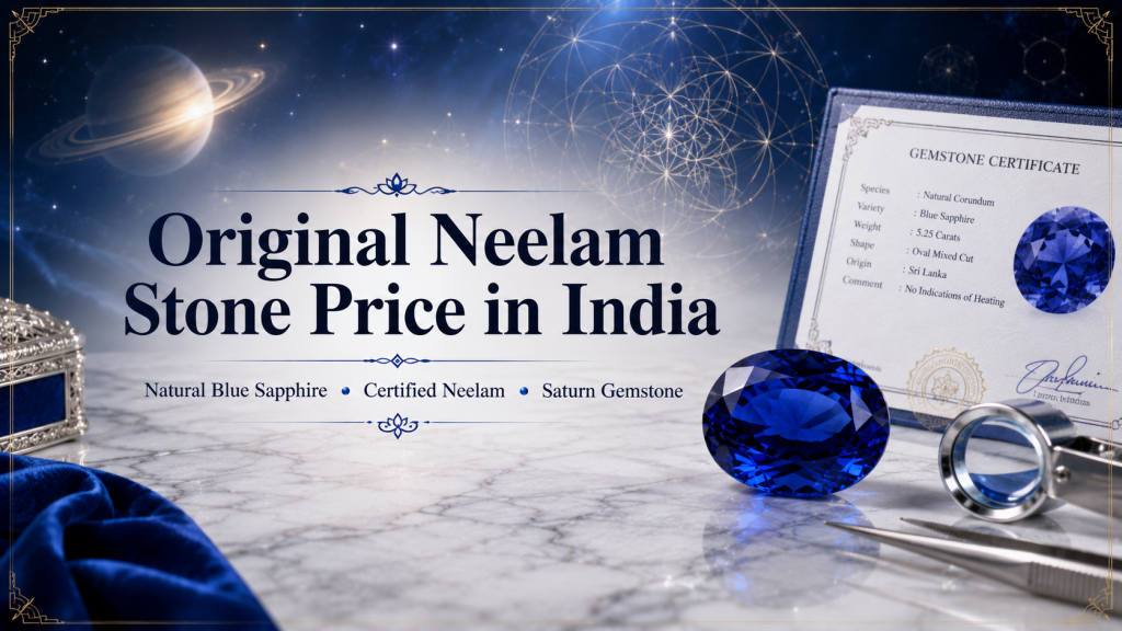 original neelam stone price in india
