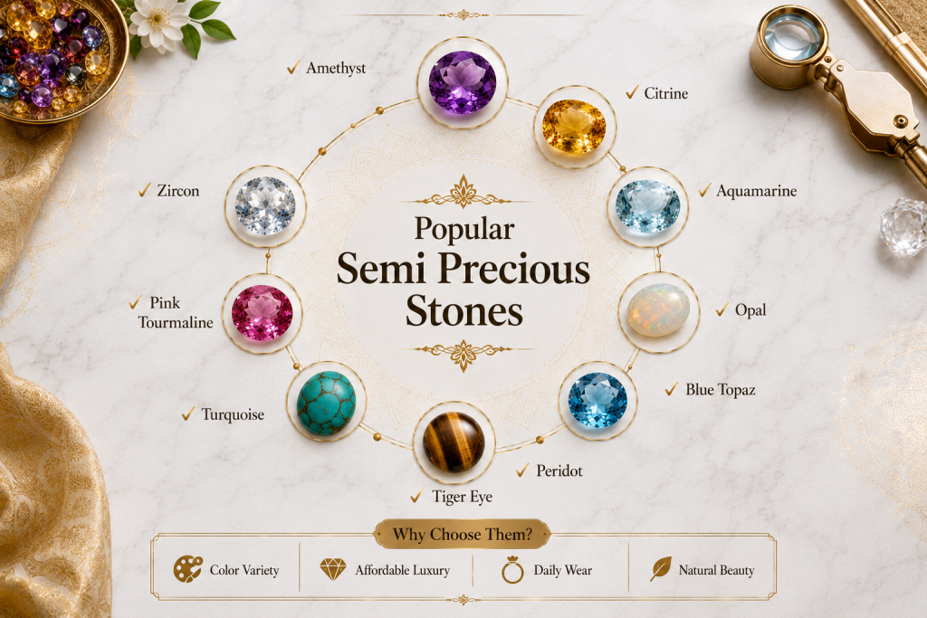 popular semi precious stones