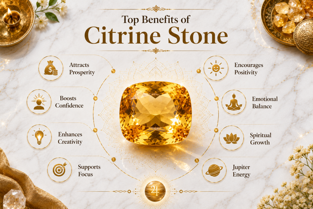top benefits of Citrine stone