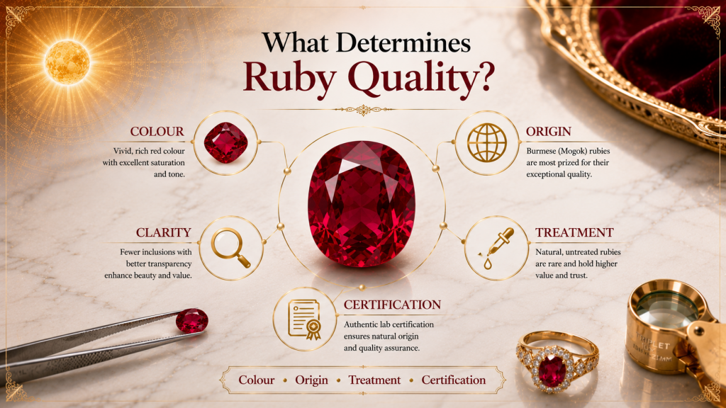 what determines ruby quality