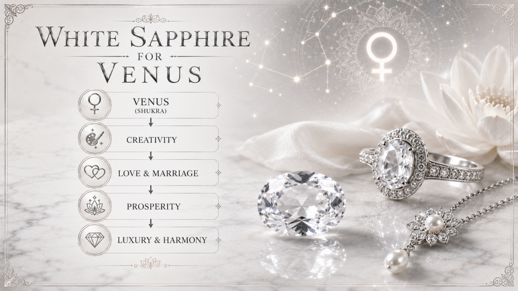 white sapphire for venus